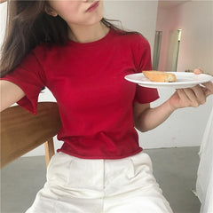 Basic Soft Short Sleeve Oversize T-Shirt