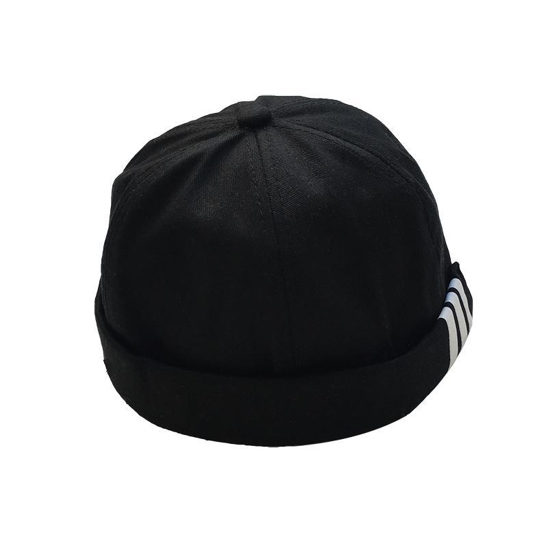 Black 90S Melon Cap Landlord Hat