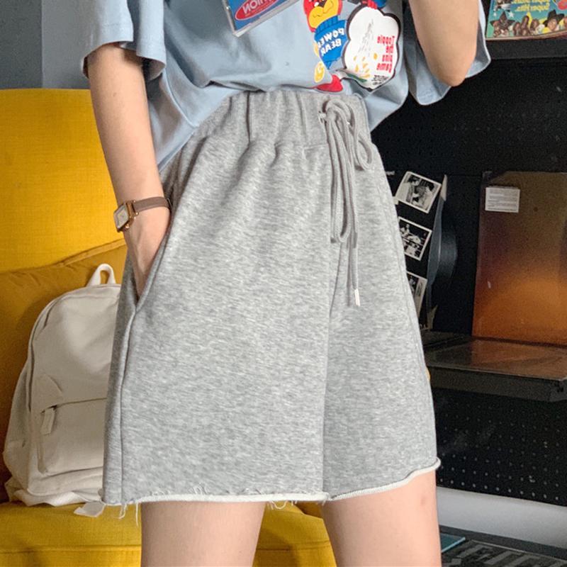 Bright Colors Elastic Waist Comfy Loose Shorts