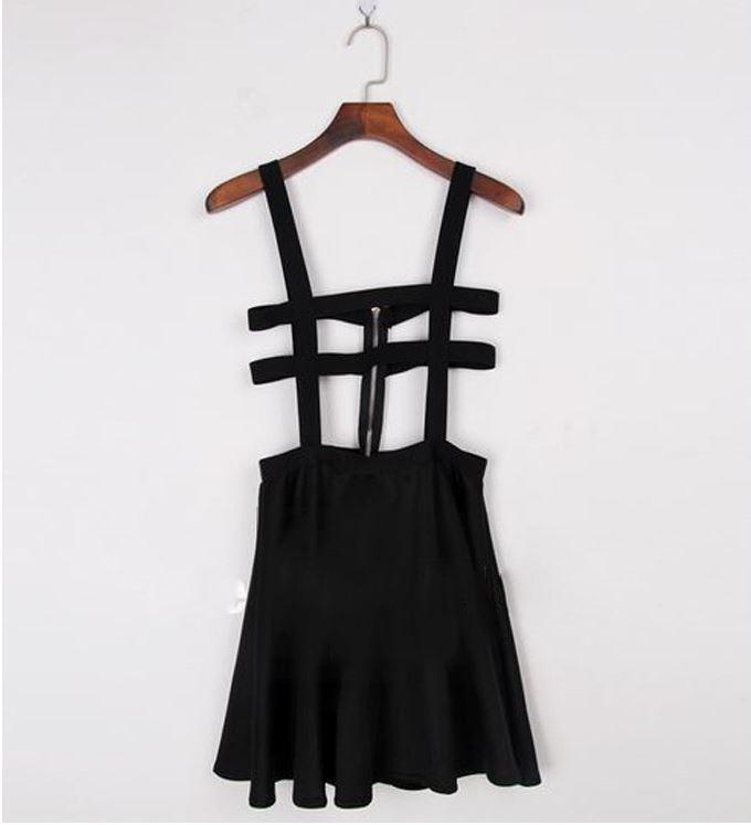 Cage Suspenders Skirt