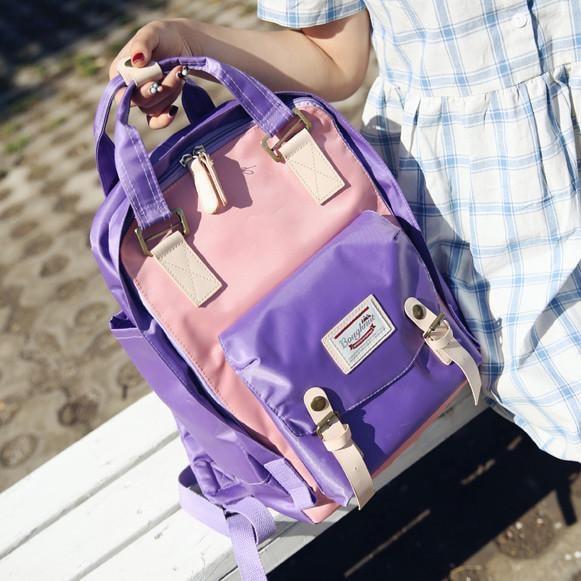 Candy Colors Satchel Cellege Backpack