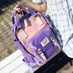 Candy Colors Satchel Cellege Backpack