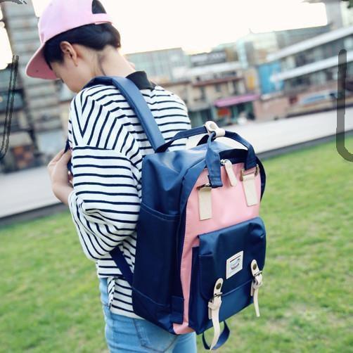 Candy Colors Satchel Cellege Backpack