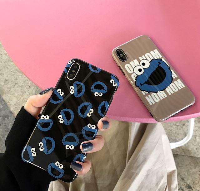 Cartoon Cookie Monster Iphone Case