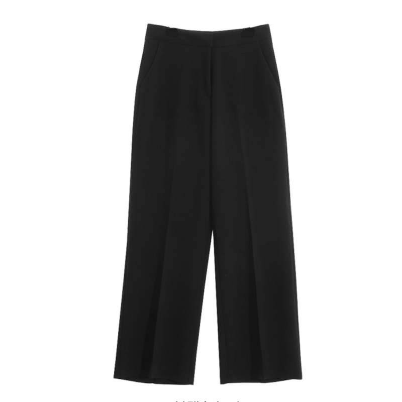 Casual High Waist Office Style Straight Pants