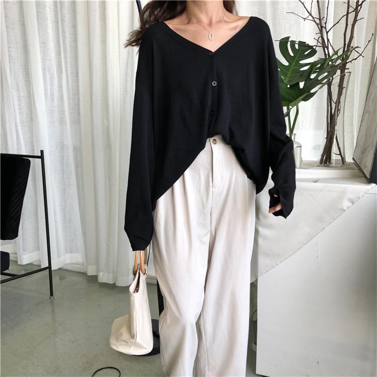 Casual Korean Fashion Knitted Loose Cardigan