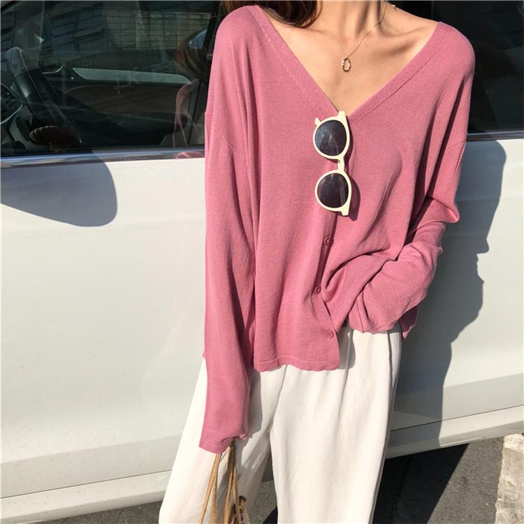 Casual Korean Fashion Knitted Loose Cardigan