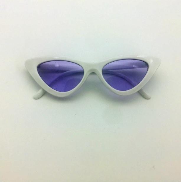 Colorful Cateye Sharp Corner Retro Sexy Sunglasses