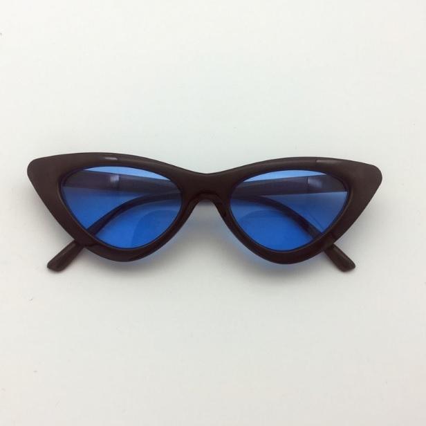 Colorful Cateye Sharp Corner Retro Sexy Sunglasses