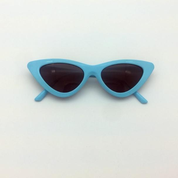 Colorful Cateye Sharp Corner Retro Sexy Sunglasses