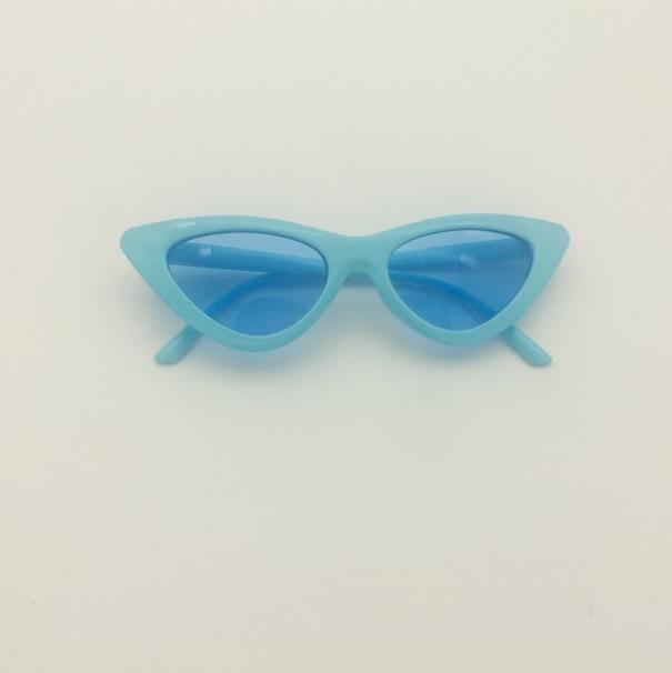 Colorful Cateye Sharp Corner Retro Sexy Sunglasses