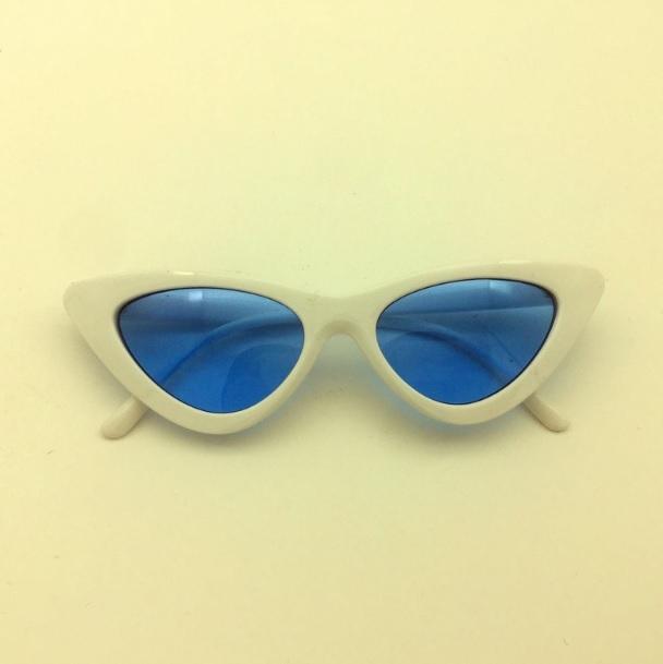 Colorful Cateye Sharp Corner Retro Sexy Sunglasses