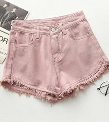 Colorful Denim Summer Casual Shorts