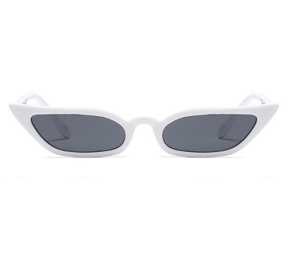 Colorful Sci-Fi Thin Sharp Corner Cat Eye Style Sunglasses
