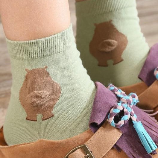 Cute Animals Volume Booty Ankle Soft Colors Socks