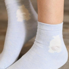 Cute Animals Volume Booty Ankle Soft Colors Socks