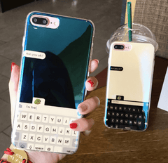 Forever Alone Keyboard Chat Transparent Silicone Iphone Case