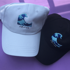 Great Wave Embroidery Cap