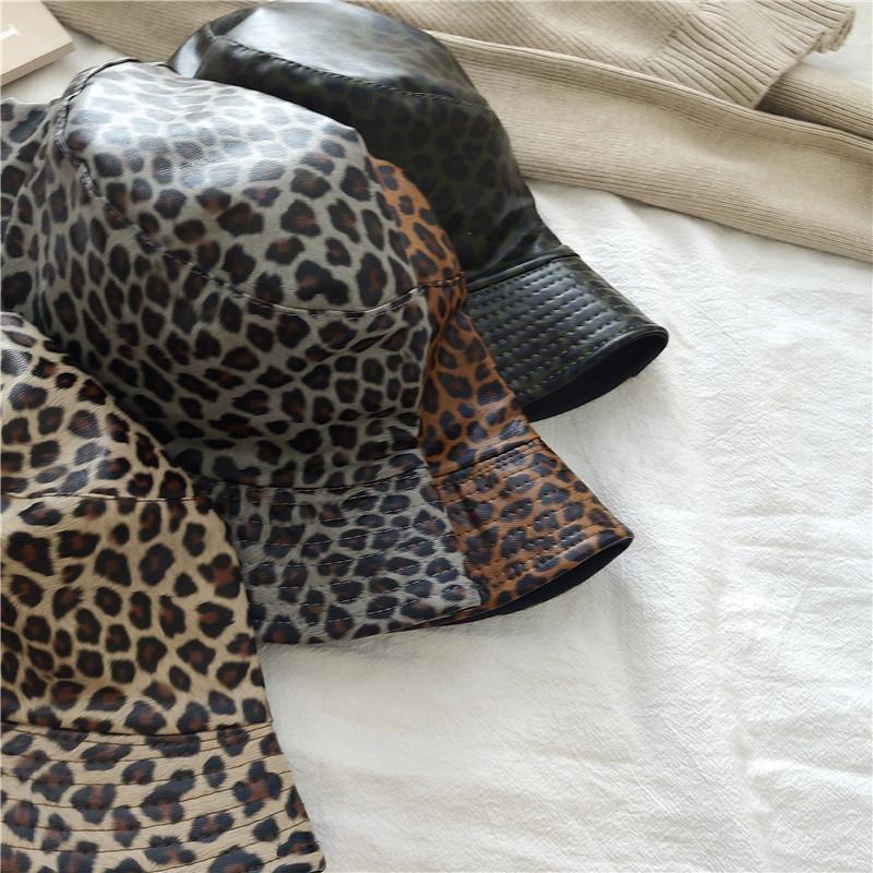 Leopard Pattern Teenage Fashion Bucket Hat