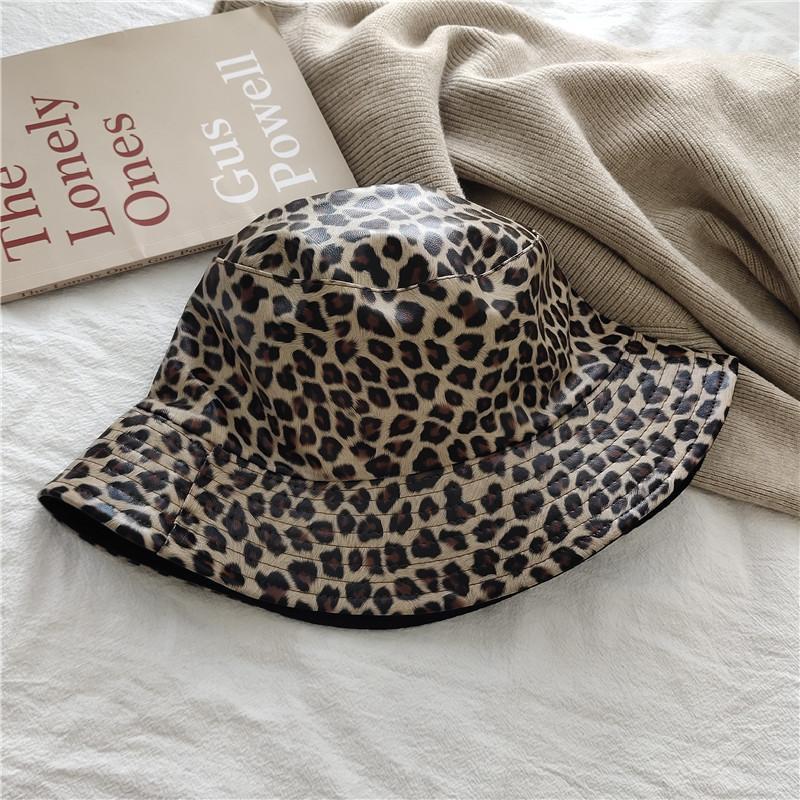 Leopard Pattern Teenage Fashion Bucket Hat