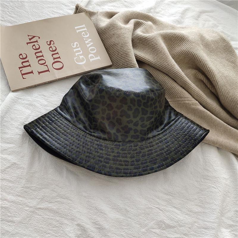 Leopard Pattern Teenage Fashion Bucket Hat