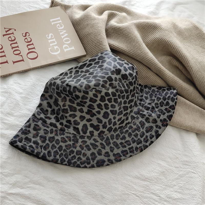 Leopard Pattern Teenage Fashion Bucket Hat