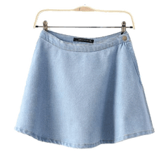 Mini Skirt Denim Blue