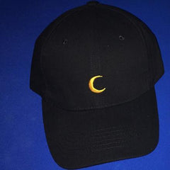 Moon Embroidery Cap