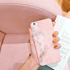 Pastel Pink Marble Iphone Case