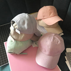 Pastel Suede Cap