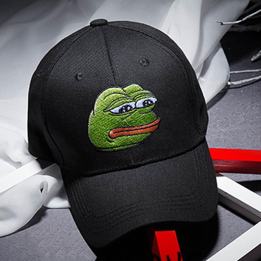 Pepe Sad Frog Meme Embroidery Cap