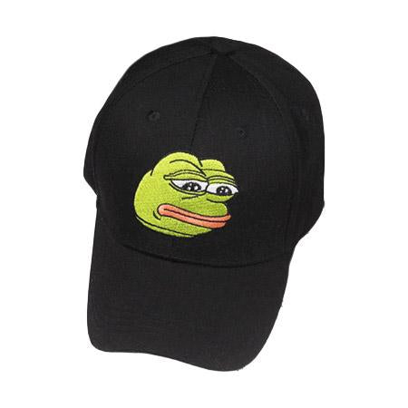 Pepe Sad Frog Meme Embroidery Cap