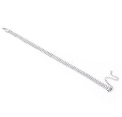 Rhinestones Thick Thin Luxe Chain Choker