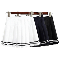 Sailor Preppy Mini Pleated Skirt