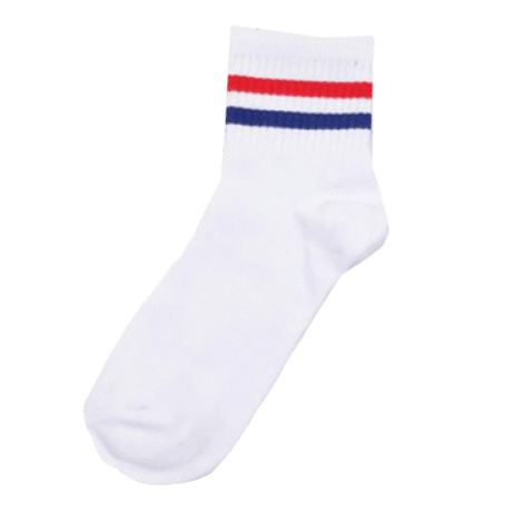 Sale Blue Red Socker Stripes Socks