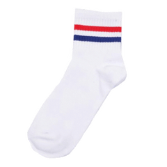 Sale Blue Red Socker Stripes Socks