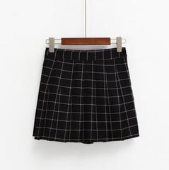 Sale Grid School Short Pleated Skirt