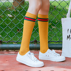 Sale Knit Triple Sportish Stripes High Socks