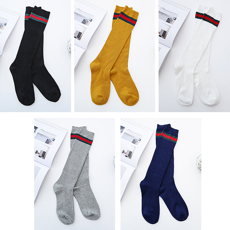 Sale Knit Triple Sportish Stripes High Socks