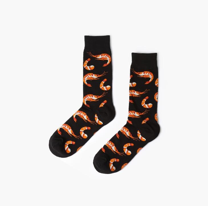 Sale Sea Food Flat Knit Hype Style Cotton Ankle Socks