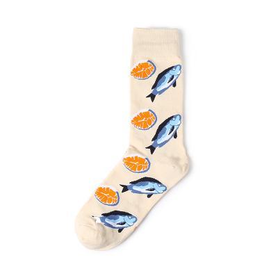 Sea Food Flat Knit Hype Style Cotton Ankle Socks