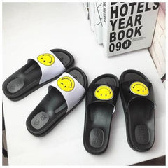 Smile Face Rubber Home Slippers