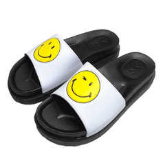 Smile Face Rubber Home Slippers