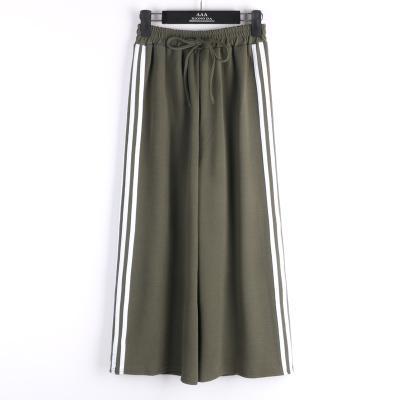 Sport Side Lines Flared Oversized Comfort Cotton Pants