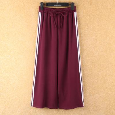 Sport Side Lines Flared Oversized Comfort Cotton Pants
