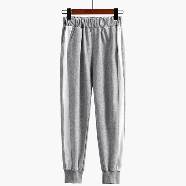 Sport Styl Side White Line Long Elastic Pants