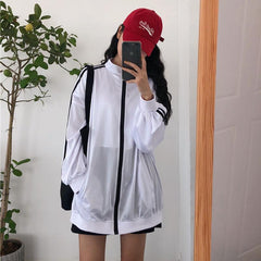Sport Style Loose Sunscreen Thin Jacket