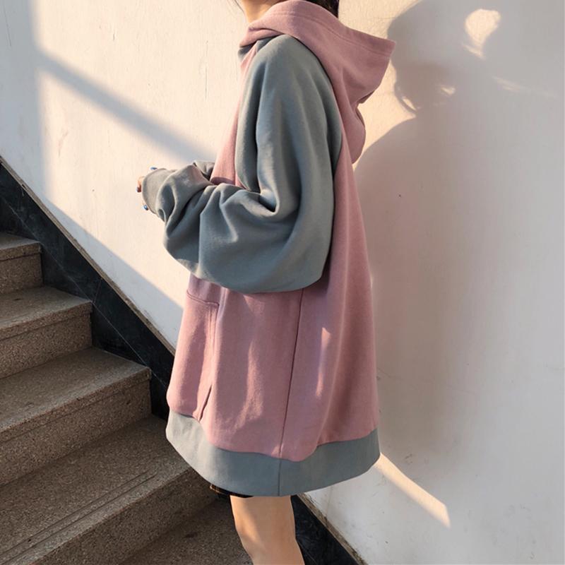 Sweet Pastel Colors Aesthetic Oversized Hoodie