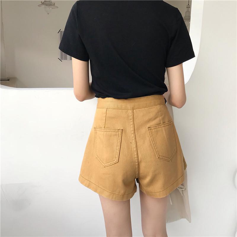 Techwear Hidden Shorts Black Turmeric Mini Skirt