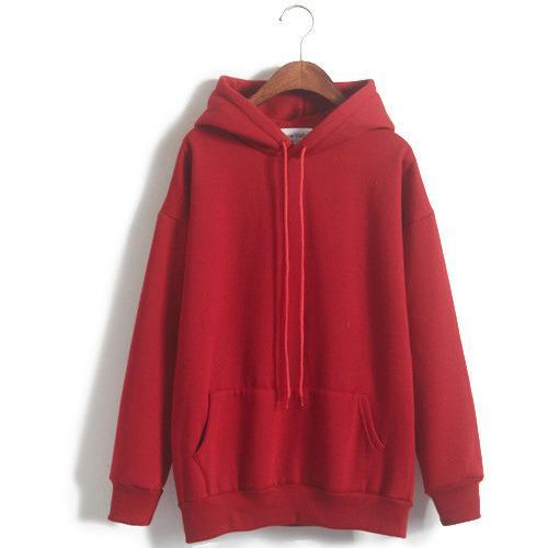 Thick Longsleeve Fleece Hoodies